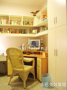 書房藤椅圖片欣賞裝修效果圖 第8張 家居圖庫(kù) 九正家居網(wǎng)