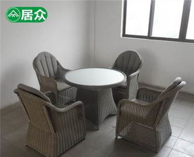 酒店度假村工程戶外家具 藤椅價(jià)格及圖片 售樓中心休閑家具